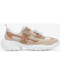 Roger Vivier - Viv' On The Run Leather Sneakers - Lyst