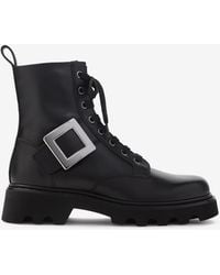 Roger Vivier - Rangers 20 Lace-Up Boots - Lyst