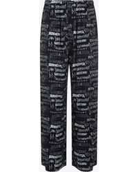 Balenciaga - All-Over Logo Pajama Pants - Lyst