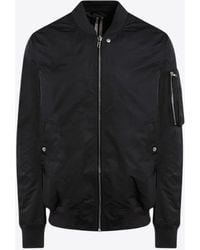 Rick Owens - Zip-Up Bomber Jacket - Lyst