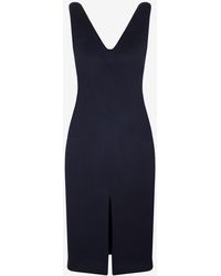 Bottega Veneta - Sleeveless Midi Dress - Lyst