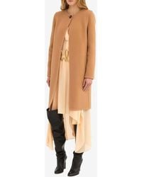 Chloé - Wool-Blend Cape Coat - Lyst