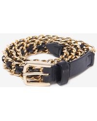 Ba&sh - Brooke Braided Chained Belt - Lyst