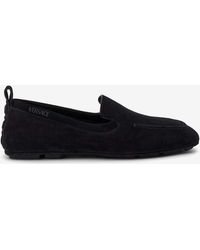 Versace - Villa Suede Loafers - Lyst