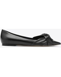 Jimmy Choo - Hedera Knot-Detail Leather Shoes - Lyst
