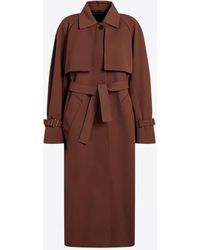 Max Mara - Cosimo Water-Proof Oversized Trench Coat - Lyst