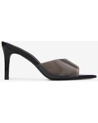 Black Suede Studio - Belle 80 Pvc Mules - Lyst