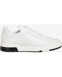 Moschino - Low-Top Faux Leather Sneakers - Lyst