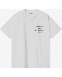 Carhartt - Cross Screw Printed T-Shirt - Lyst