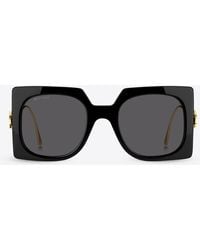 Etro - Bold Pegaso Oversized Square Sunglasses - Lyst
