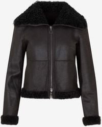 Akris - Lamb Leather Jacket - Lyst