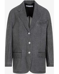 Acne Studios - Washed-Out Single-Breasted Blazer - Lyst