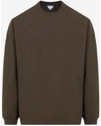 Bottega Veneta - Crewneck Solid Sweatshirt - Lyst
