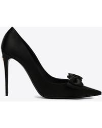 Dolce & Gabbana - Mun 105 Satin Bow Pumps - Lyst