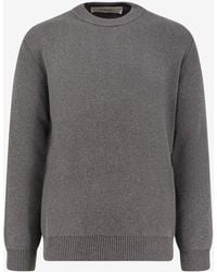 Golden Goose - Golden Ribbed Knit Sweater - Lyst