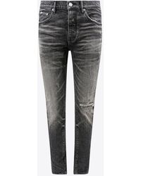 Purple Brand - Washed-Out Slim Jeans - Lyst