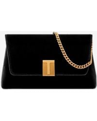 Tom Ford - Mini Nobile Velvet Clutch Bag - Lyst