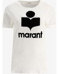 Isabel Marant - Koldi Logo Print T-Shirt - Lyst