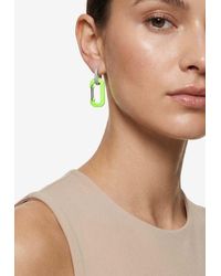 Eera - Small Fluo Chiara 18K Single Earring With Diamonds - Lyst