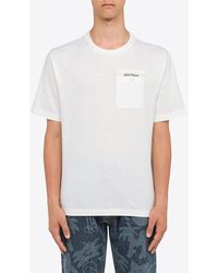 Palm Angels - Classic T-Shirt With Logo Tape Detail - Lyst