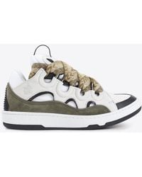 Lanvin - Curb Low-Top Sneakers - Lyst