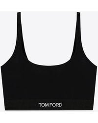 Tom Ford - Logo-Waistband Sports Bra - Lyst