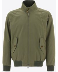 Baracuta - G9 Harrington Zip-Up Jacket - Lyst