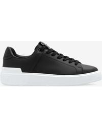 Balmain - B-Court Leather Sneakers - Lyst