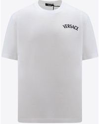 Versace - Milano Stamp Embroidered T-Shirt - Lyst