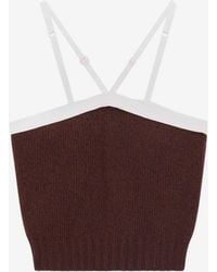 Prada - Sleeveless Knitted Top - Lyst