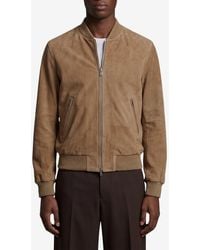 Arma - Didier Suede Bomber Jacket - Lyst