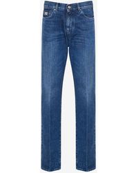 Versace - Medusa Biggie Straight-Leg Jeans - Lyst