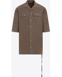 Rick Owens - Magnum Tommy Short-Sleeved Shirt - Lyst