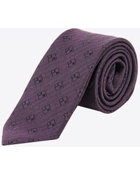 NICKY MILANO - Patterned Wool-Blend Tie - Lyst