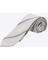 NICKY MILANO - Striped Silk Tie - Lyst