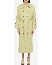 By Malene Birger - Double-Breasted Trench Coat - Lyst
