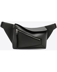 Loewe - Small Puzzle Leather Belt Bag - Lyst
