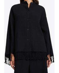 By Malene Birger - Ahlicia Button-Up Fringed Top - Lyst
