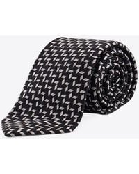 Giorgio Armani - Jacquard Pattern Silk Tie - Lyst