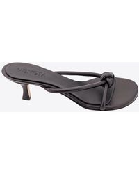 Bottega Veneta - Blink 50 Leather Sandals - Lyst