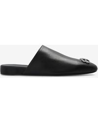 Balenciaga - Cosy Bb Leather Slippers - Lyst