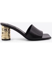 Givenchy - 65 Tape Heel Leather Mules - Lyst