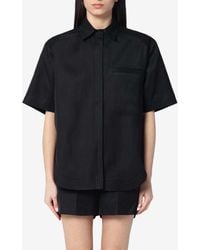 Loulou de Saison - Short-Sleeved Buttoned Shirt - Lyst
