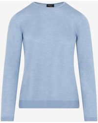 Akris - Classic Cashmere And Silk Sweater - Lyst