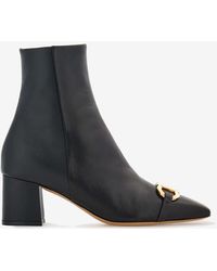 Ferragamo - Marilena 60 Leather Ankle Boots - Lyst