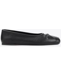 Marni - Leather Ballerina Shoes - Lyst