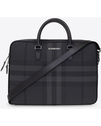 Burberry - Slim Ainsworth Checked Briefcase - Lyst