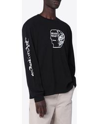 Brain Dead - Skull Meg Long-Sleeved T-Shirt - Lyst