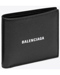 Balenciaga - Cash Square Bi-Fold Leather Wallet - Lyst