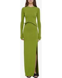 Nanushka - Shada Long-Sleeved Maxi Dress - Lyst